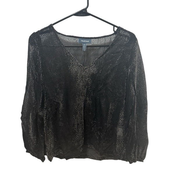 ModCloth New Sheer’s Eve Blouse Size Small - Picture 2 of 5